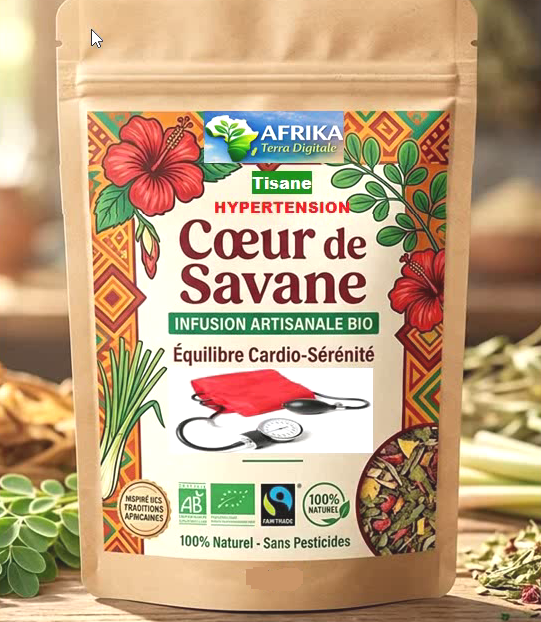 Tisane hypertension. Coeur de Savane